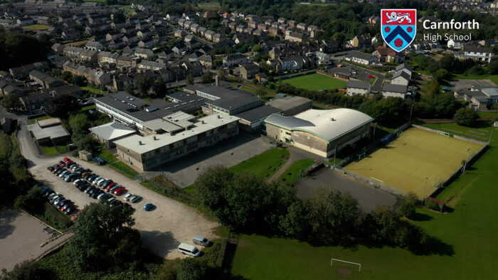 Lancashire High School Promotional Video - Virtual Tour for Open Evening - Drone filming