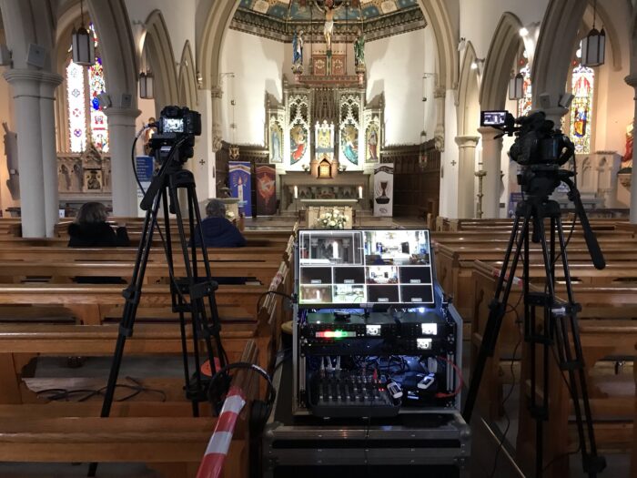 Funeral Live Streaming Webcast Filming in Southport Merseyside