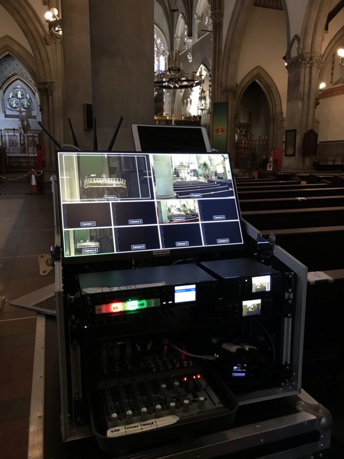 Live Streaming Webcasting Funeral Service at Lancaster Cathedral, Lancashire