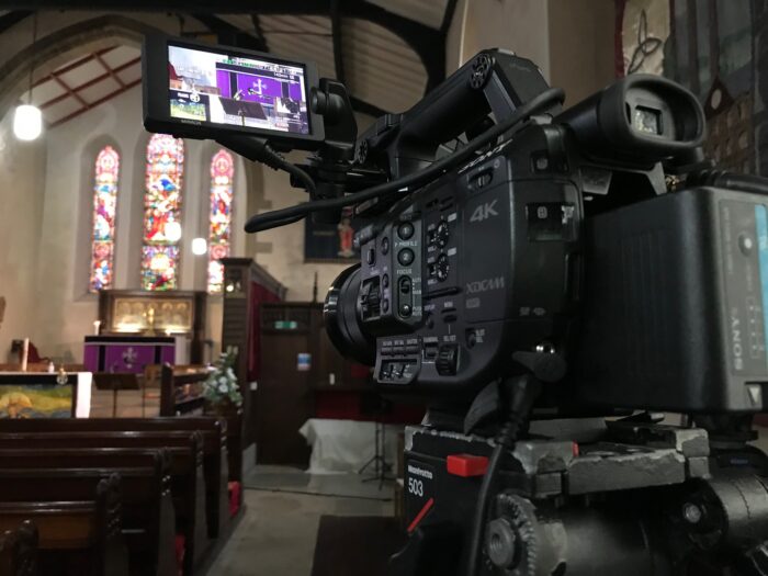 Church Funeral Internet Online Webcasting in Colne near Burnley, Lancashire