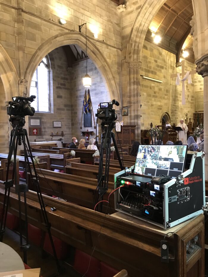 Wedding Live Streaming webcast in Silverdale Church, Lancashire
