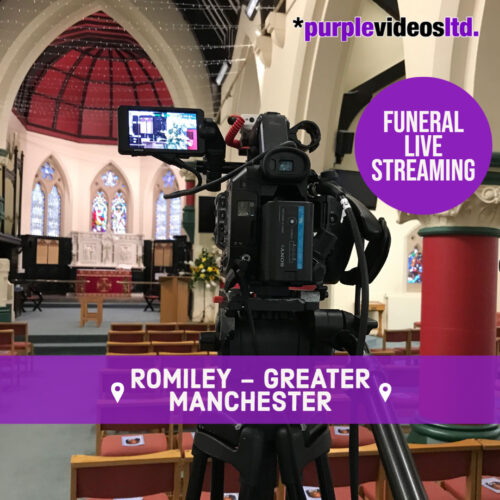 Funeral Live Streaming - Romiley Church, Greater Manchester.
