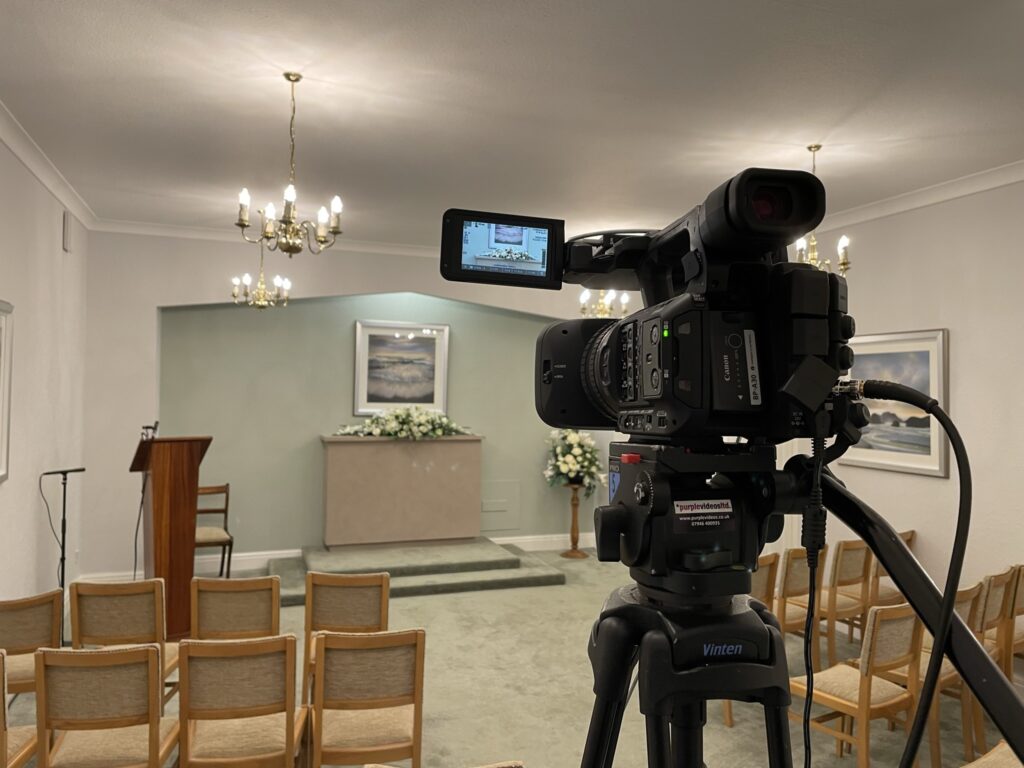 Funeral Live Streaming Filming Webcasting Hindley, Wigan, Greater Manchester