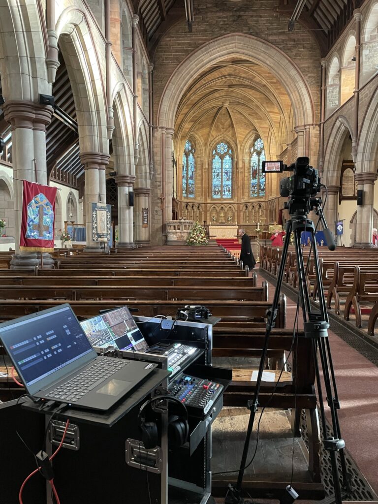 Funeral Live Streaming Webcasting Lymm, Cheshire
