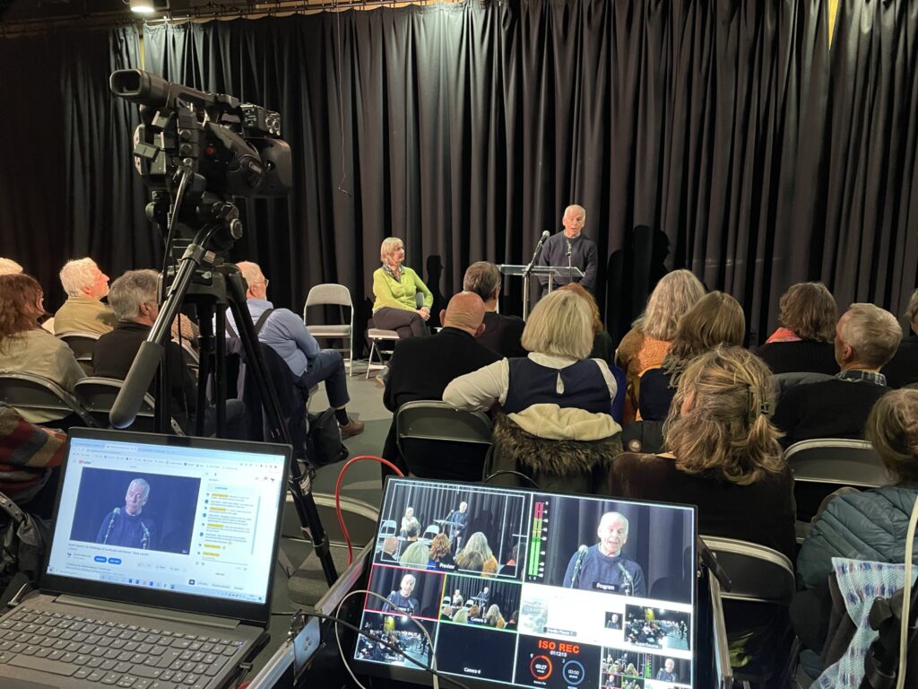 Live Streaming Webcasting Book Launch, Lancaster, Lancashire