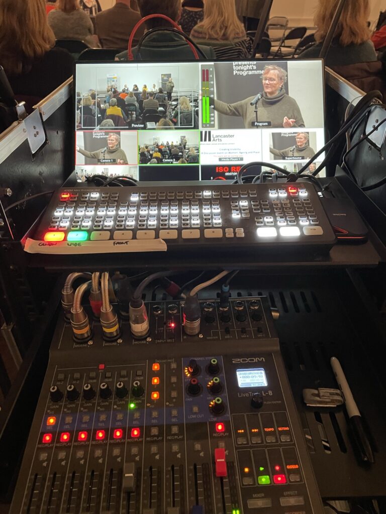 Public Speaker Seminar Live Streaming Webcasting Lancaster, Lancashire