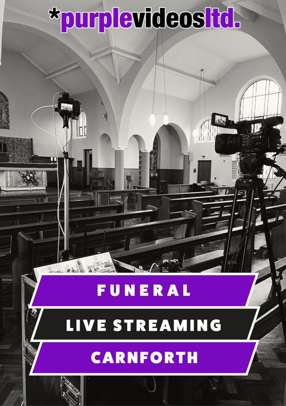 Professional funeral live streaming webcasting carnforth, lancashire
