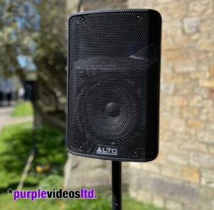 Funeral AV Audio Visual Hire of Outdoor Speakers & P.A Systems Lancashire, Cumbria