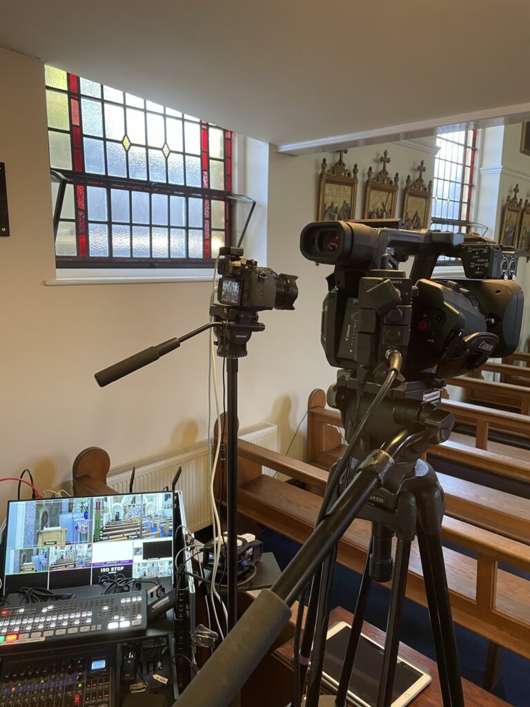 Professional Funeral Live Streaming Webcasting at Lea Town, Preston Lancashire