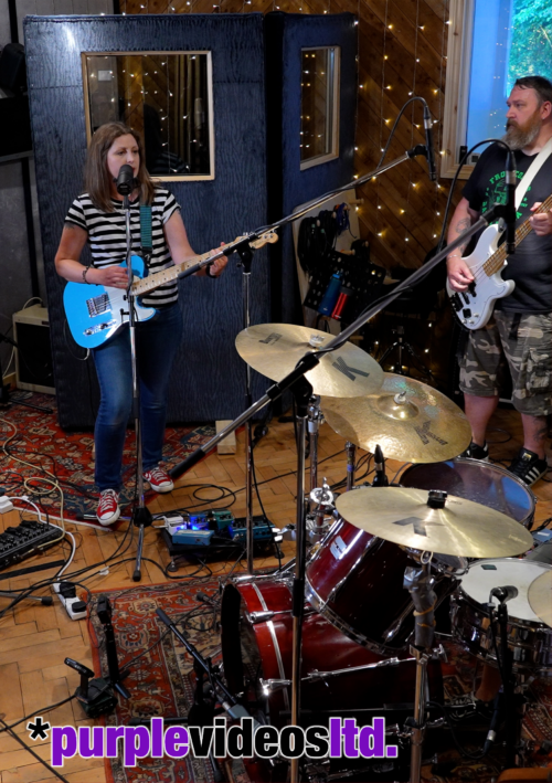 Local Band Music Video Filming for Hawkmen Dive - Recording Studio, Lancashire, Cumbria