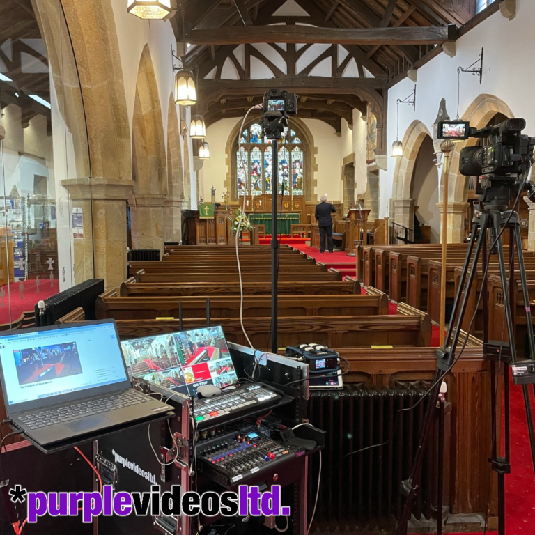 funeral live streaming - Goosnargh near Preston, Lancashire