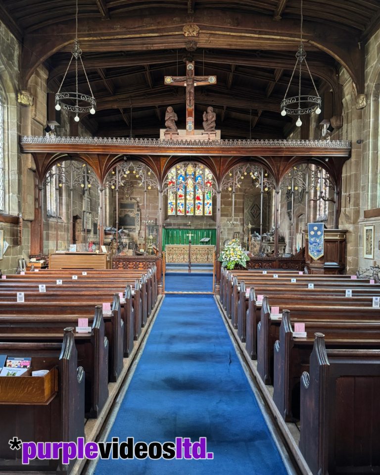 Funeral Filming, Gawsworth, Congleton, Cheshire
