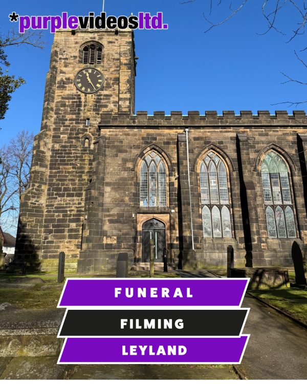 Funeral Filming, Leyland, Lancashire
