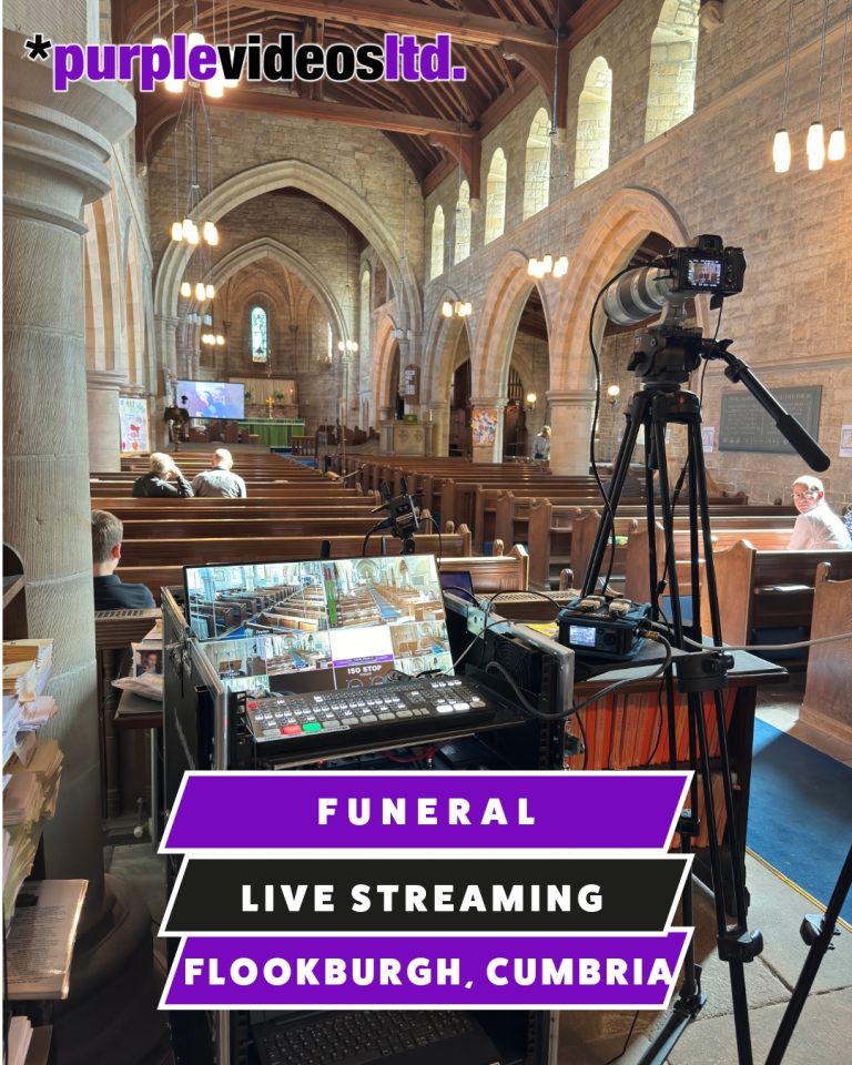 Funeral Webcast, Flookburgh, Cumbria
