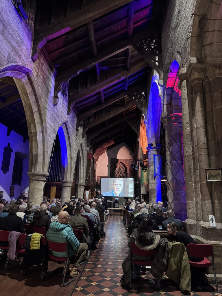 AV Support for Lee Childs Event, Kirkby Lonsdale, Cumbria