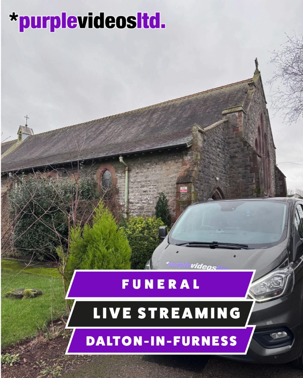 Funeral Live Streaming, Dalton-in-Furness, Cumbria (1)