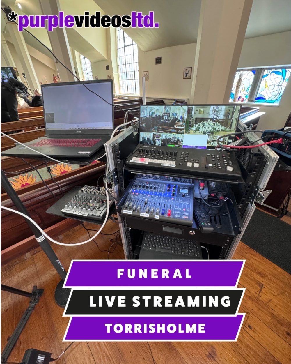 Funeral Live Streaming, Torrisholme, Lancashire