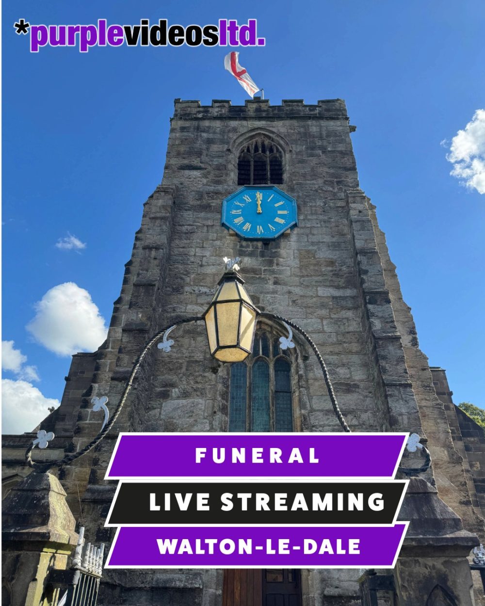 Funeral Live Streaming, Walton-le-Dale, Preston, Lancashire