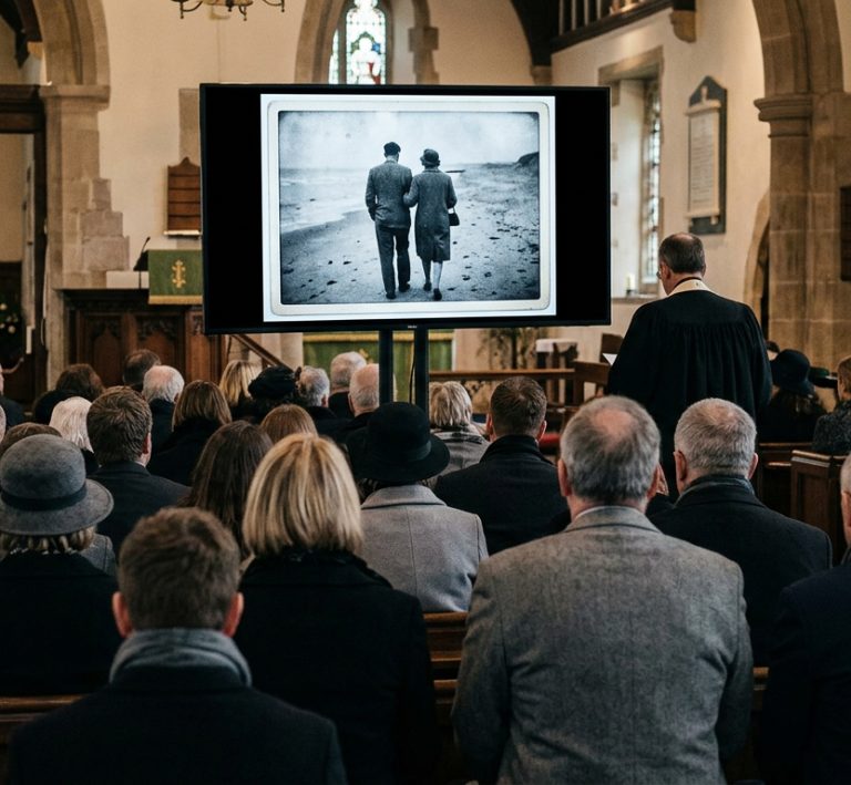 Funeral Tribute Videos. Photo montage Slideshow. Celebration of Life photographs Service.