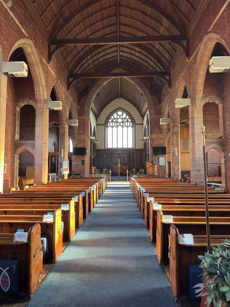 Funeral Live Streamin, St. Aidan'd Church, Bamber Bride, Preston Webcasting