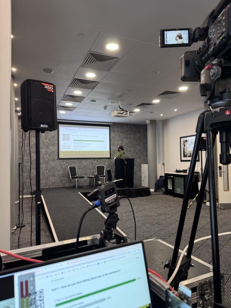 Conference Live Streaming Manchester - Captioning on Big TV Screens Manchester