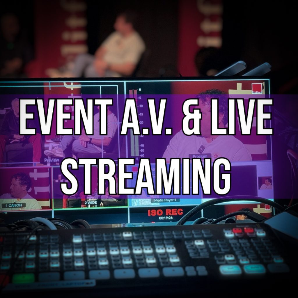 Professional Conference Event AV & Live Streaming Lancaster, Lancashire, Cumbria, Manchester, Liverpool