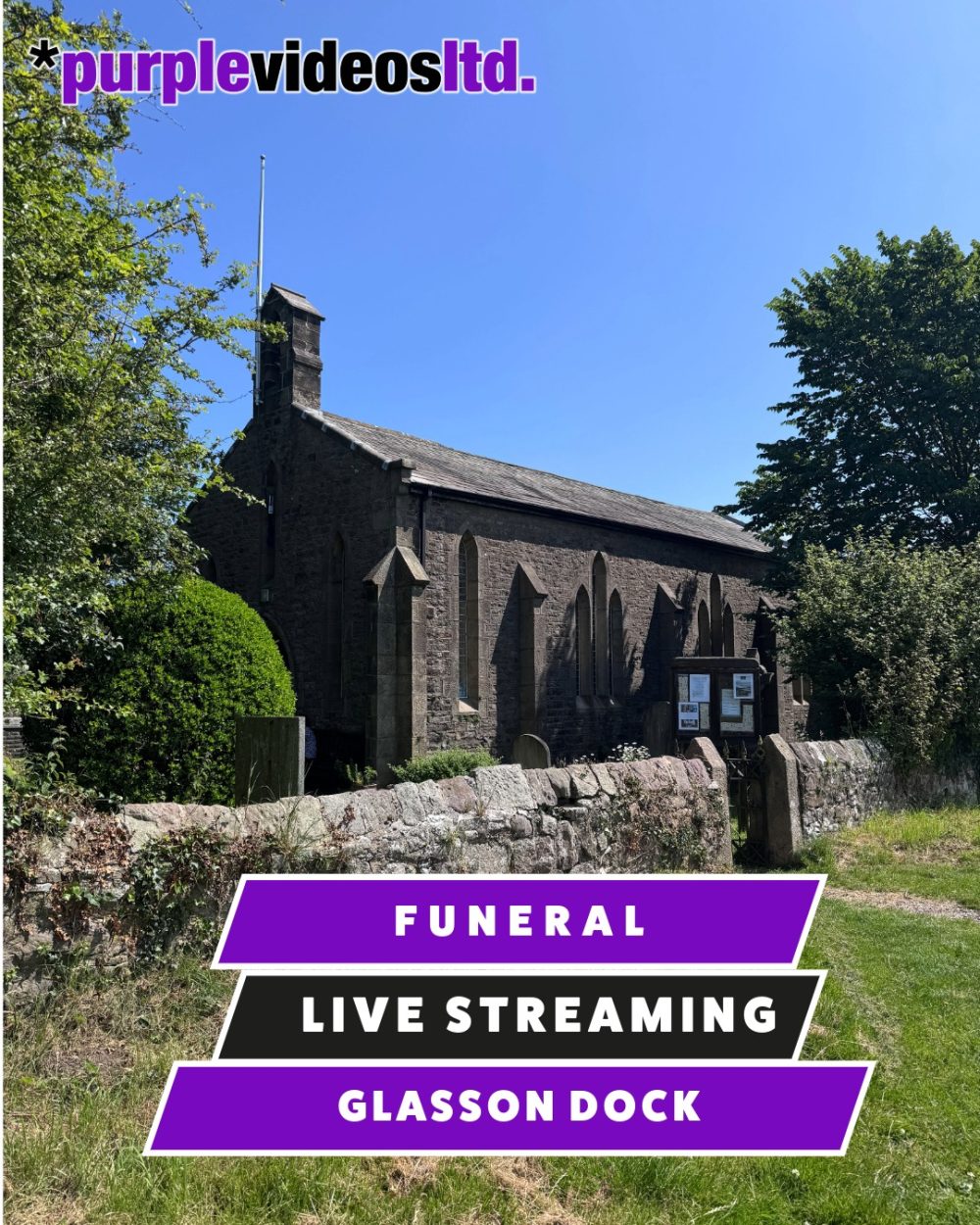 Funeral Live Streaming, Glasson Dock, Lancaster