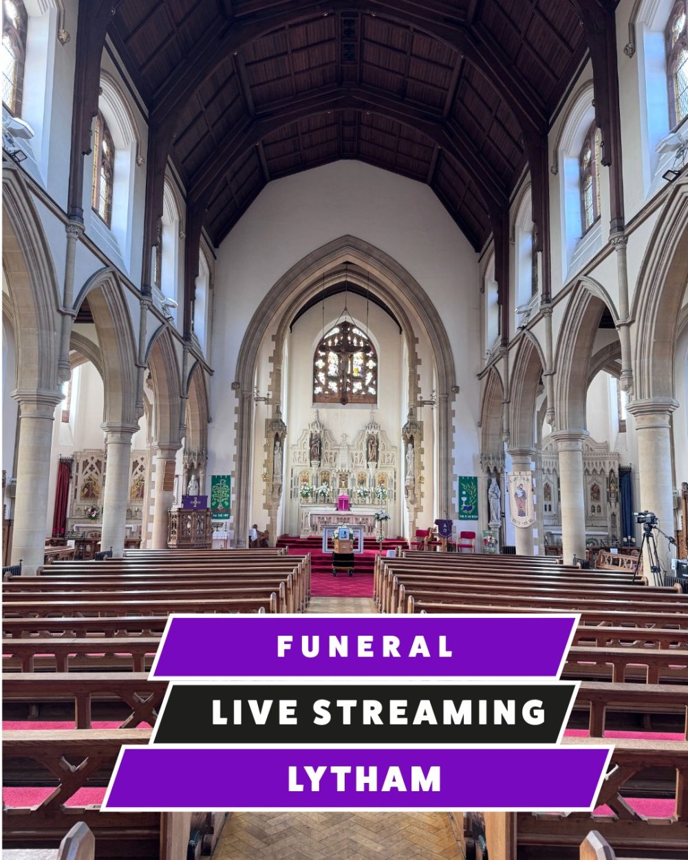 Funeral Live Streaming, Webcasting - St. Joseph's Church, Lytham
