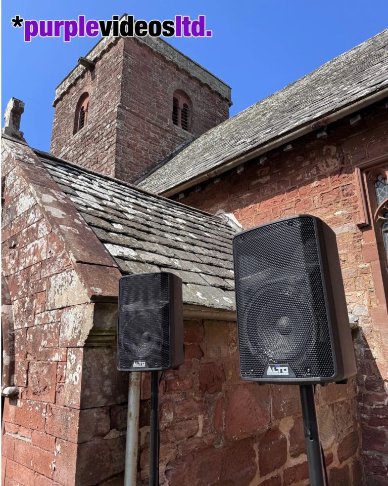 Funeral Outside Speakers - Appleby in Westmorland, Cumbria
